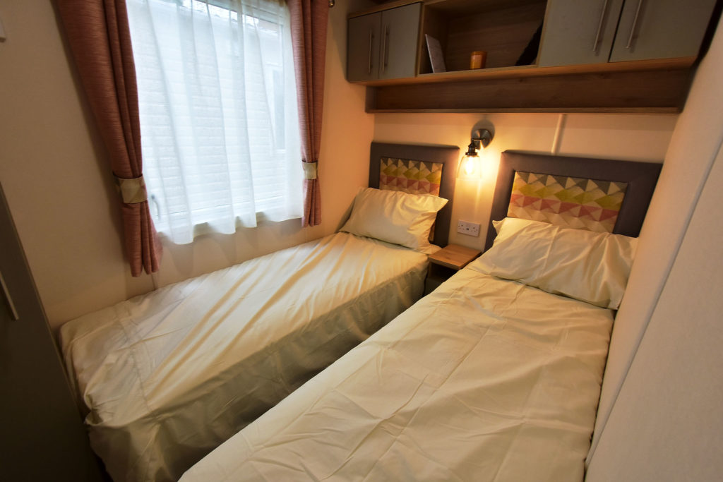2019 ABI Beverley static caravan twin bedroom