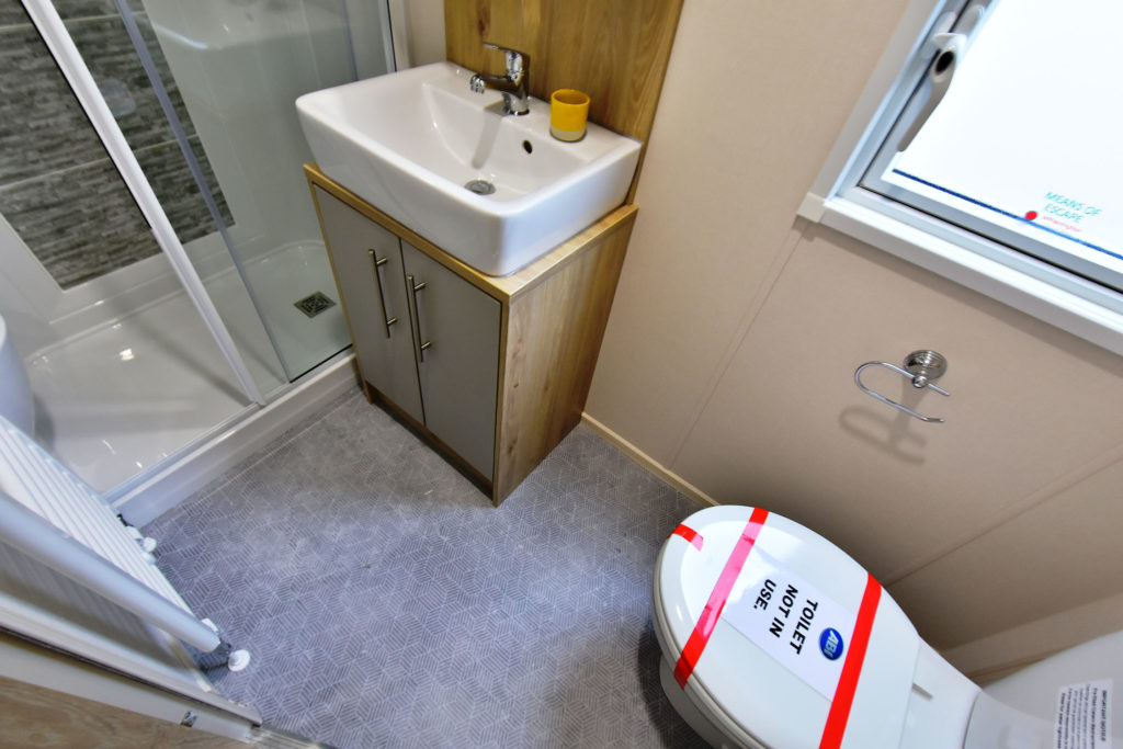 2019 ABI Beverley static caravan bathroom