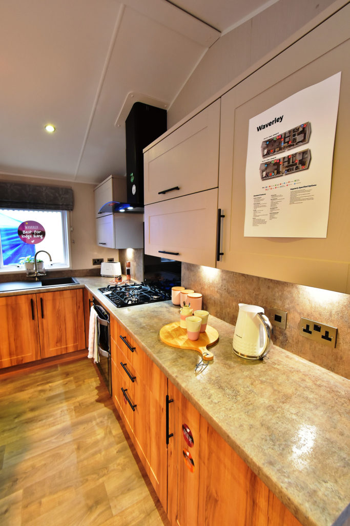 2019 Willerby Waverley lodge kitchen