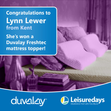 Duvalay topper competition winner