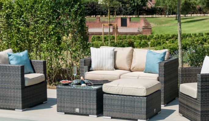 Maze rattan outdoor seating set