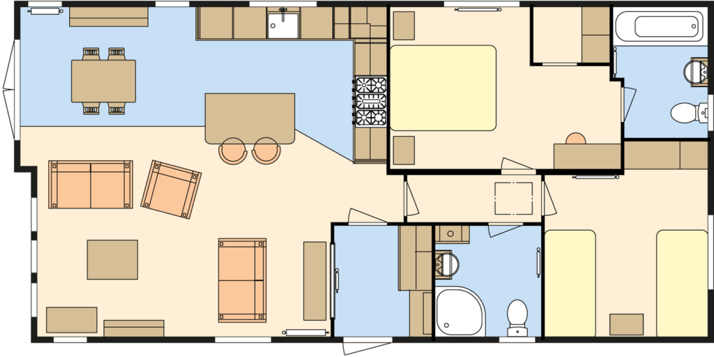 2019 Atlas Debonair lodge floorplan