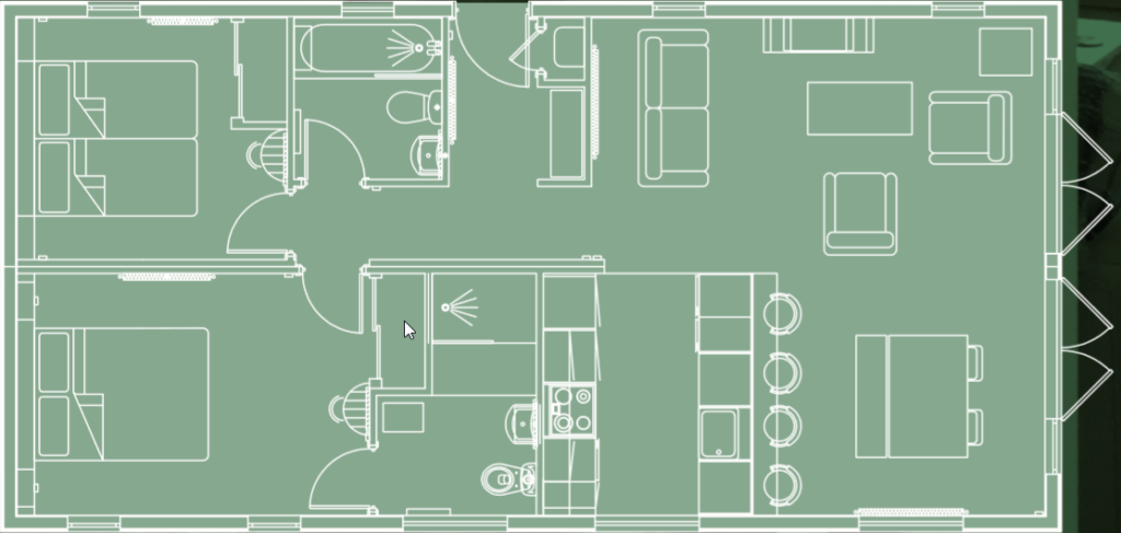 2019 Pathfinder Retreat lodge floorplan