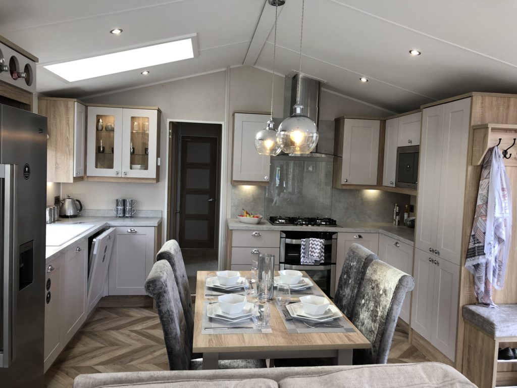 2020 Willerby Vogue Classique static caravan kitchen