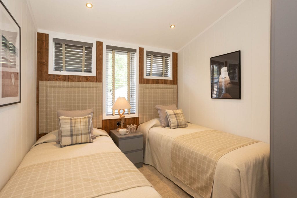 2020 Prestige Samphire lodge twin bedroom