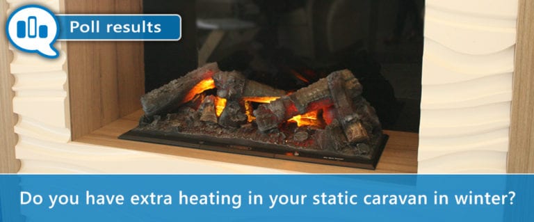 Extra heating in static caravan