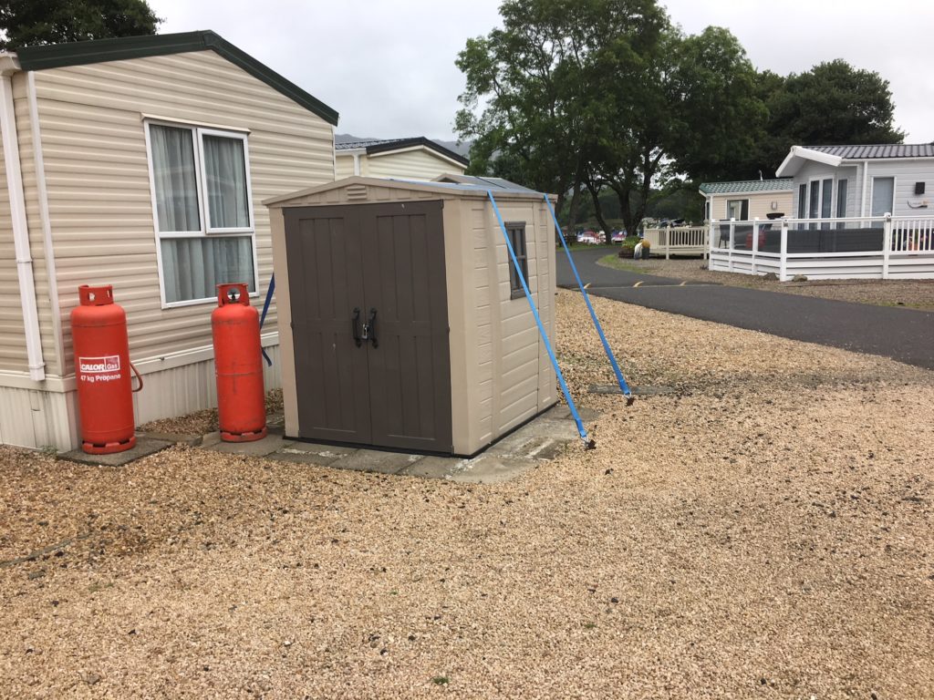 caravan storage shed