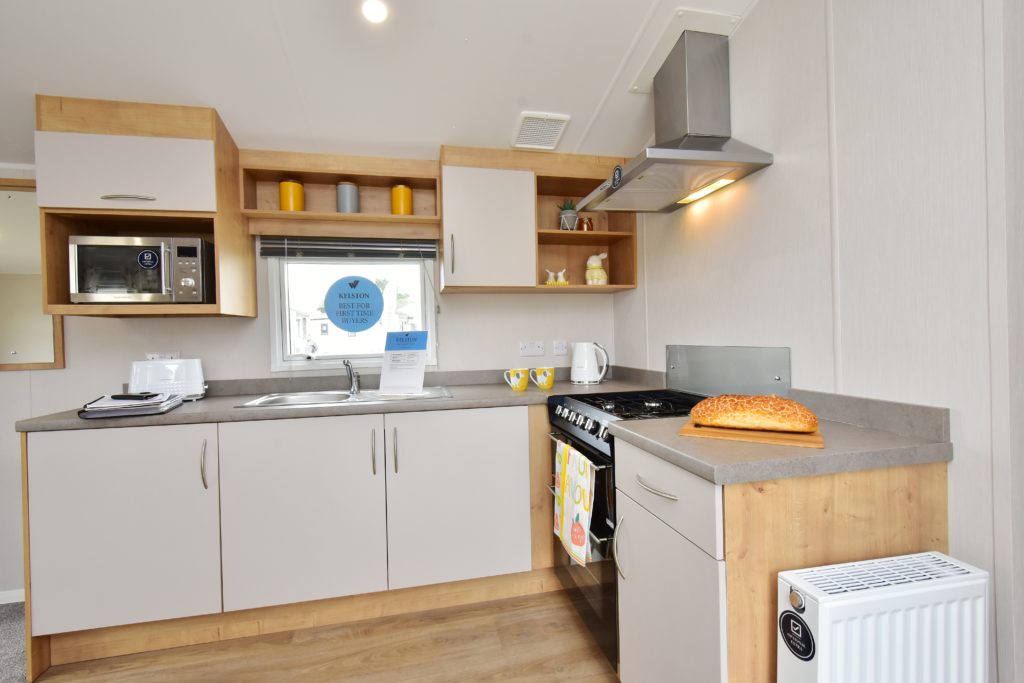 2020 Willerby Kelston static caravan kitchen