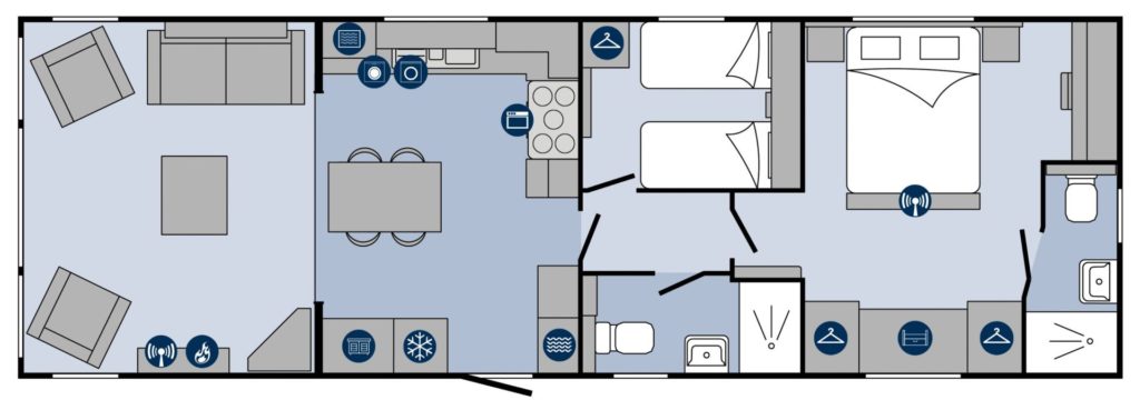 2020 Regal Hartland lodge floorplan