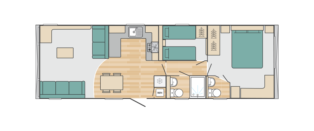 2020 Swift Bordeaux floorplan