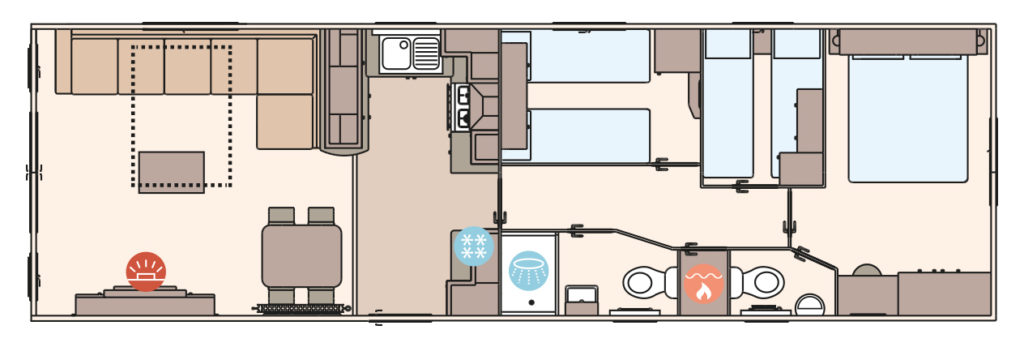 2020 ABI Wimbledon static caravan 