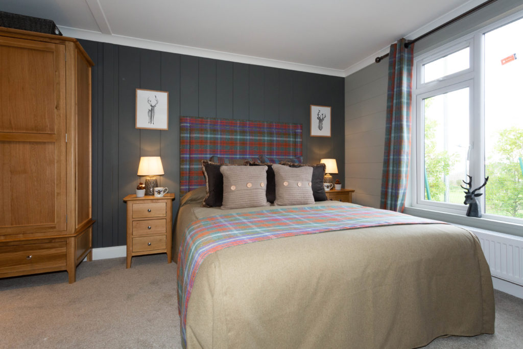 2021 Prestige Foresters lodge master bedroom