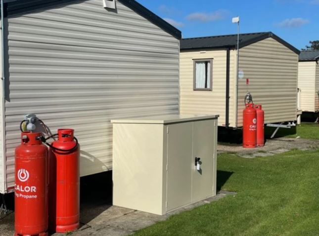 caravan park storage shed