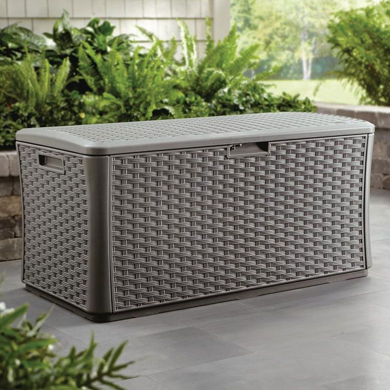 plastic patio storage box