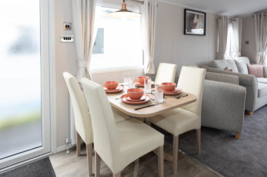 2021 Willerby Manor dining table