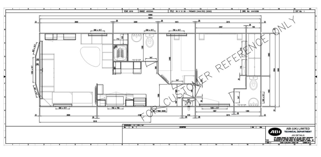 2021 ABI Arizona Premier static caravan