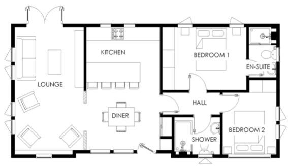 2021 Tingdene Overstone lodge and park home