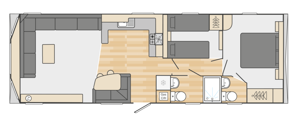 2022 Swift Loire static caravan