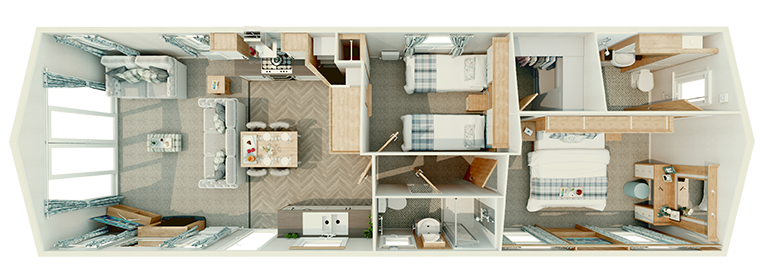 Willerby Dorchester floorplan