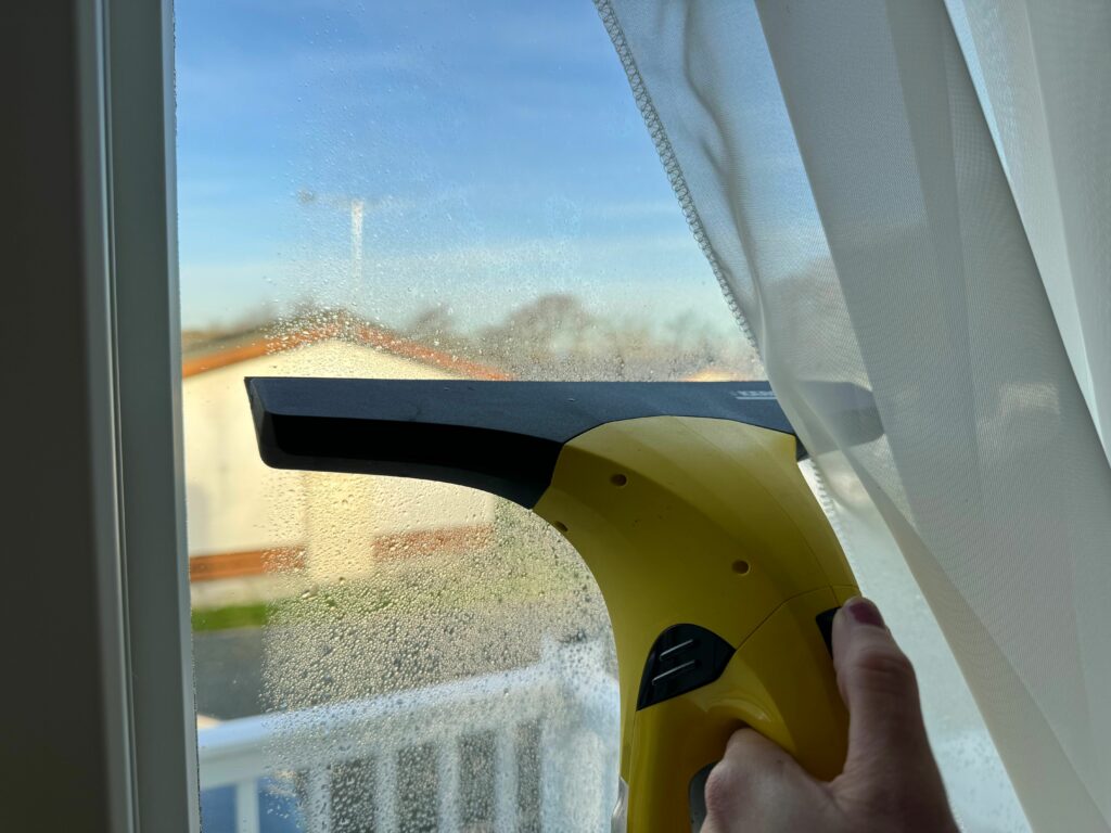 window vac to reduce condensation