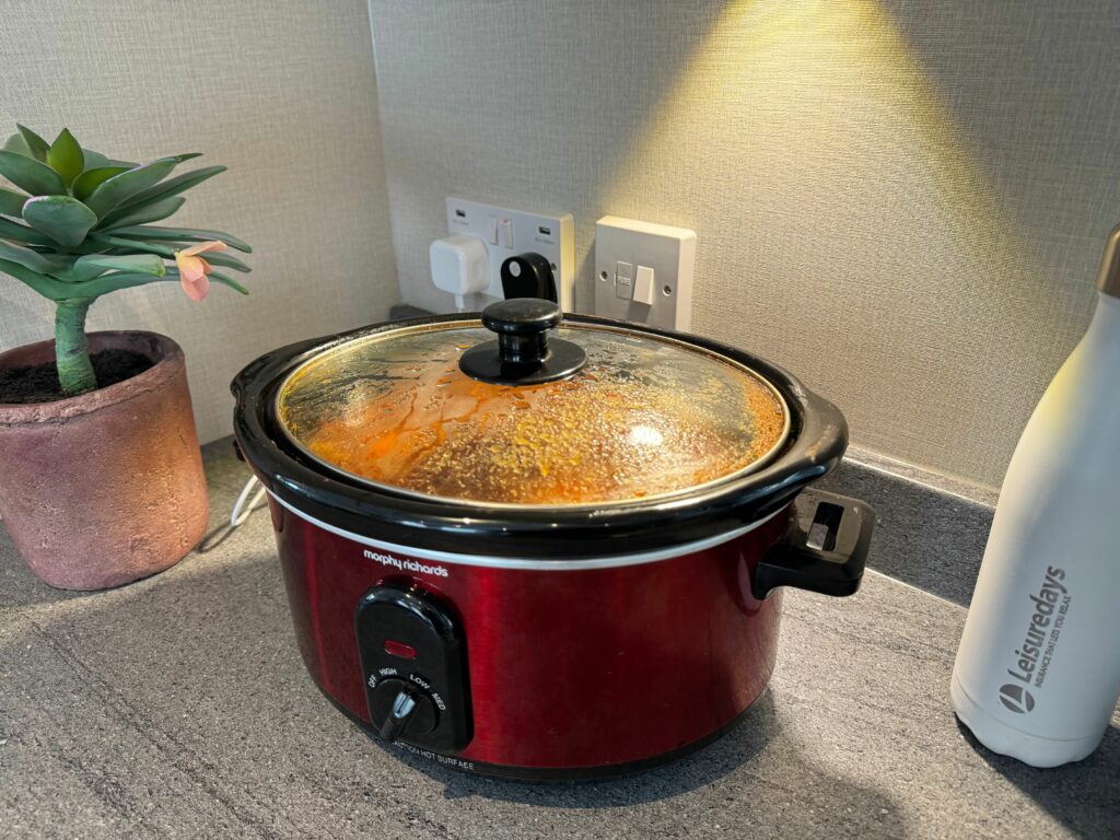 winter caravaning slow cooker