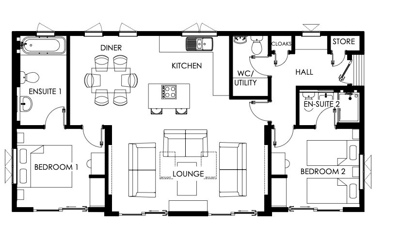 2023 Tingdene Havana Centre Lounge lodge 