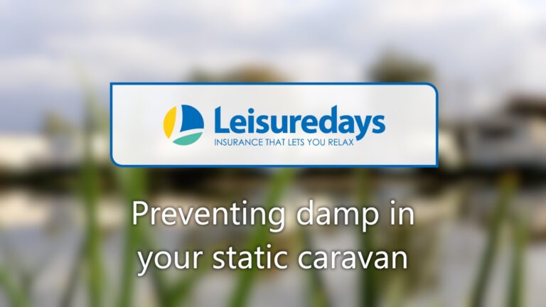 preventing damp in a static caravan