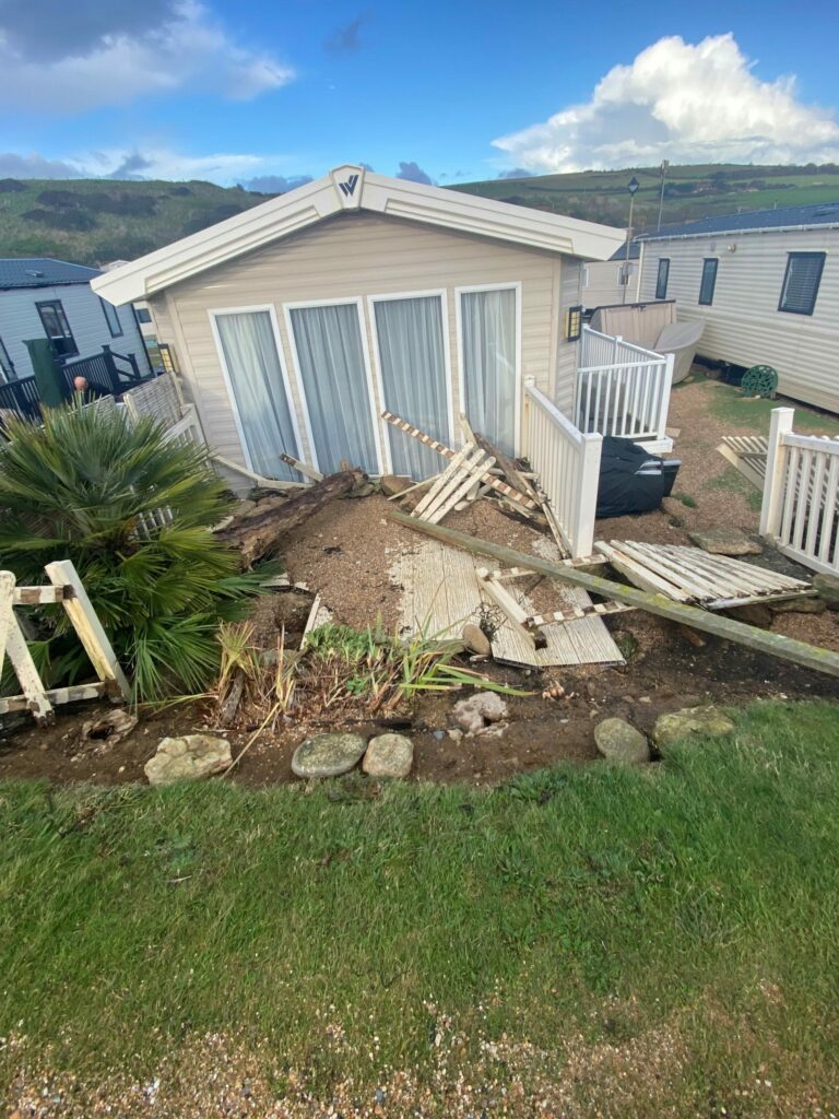 holiday caravan insurance claim damage