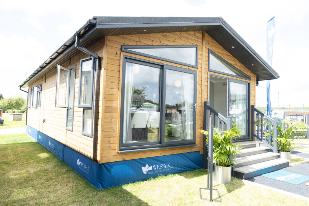 2025 Wessex Contemporary holiday lodge exterior