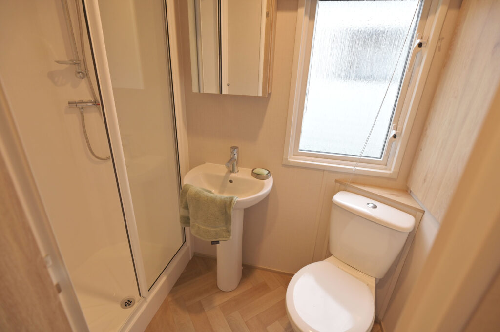 2025 Carnaby Bayview static caravan main shower room