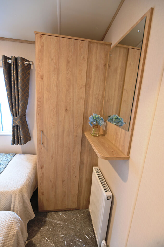 2025 Carnaby Bayview static caravan twin bedroom
