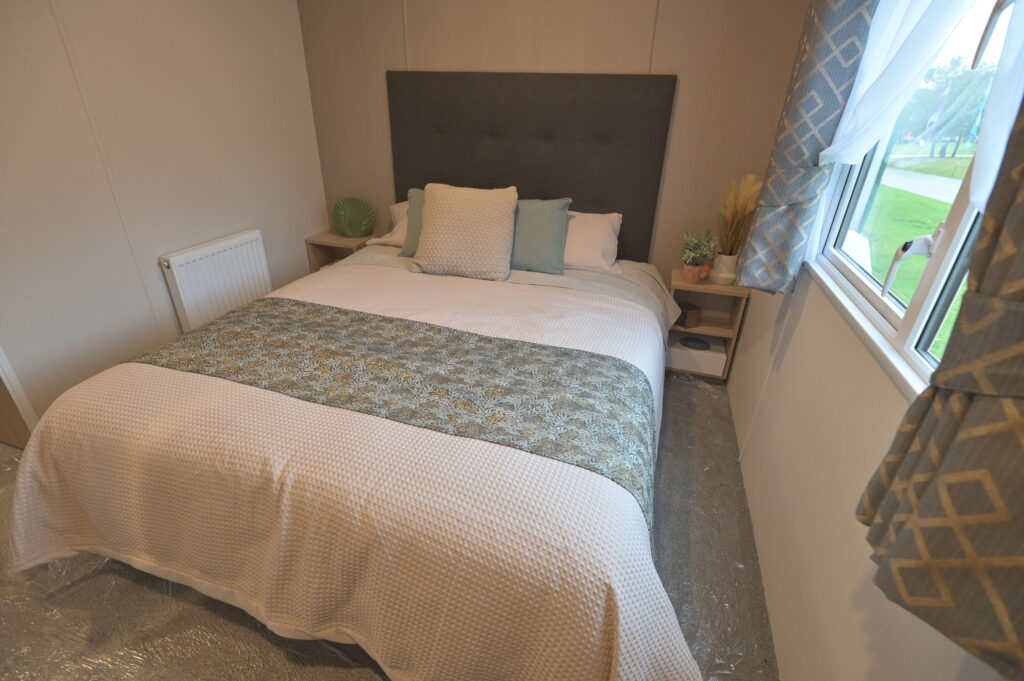 2025 Carnaby Bayview static caravan master bedroom