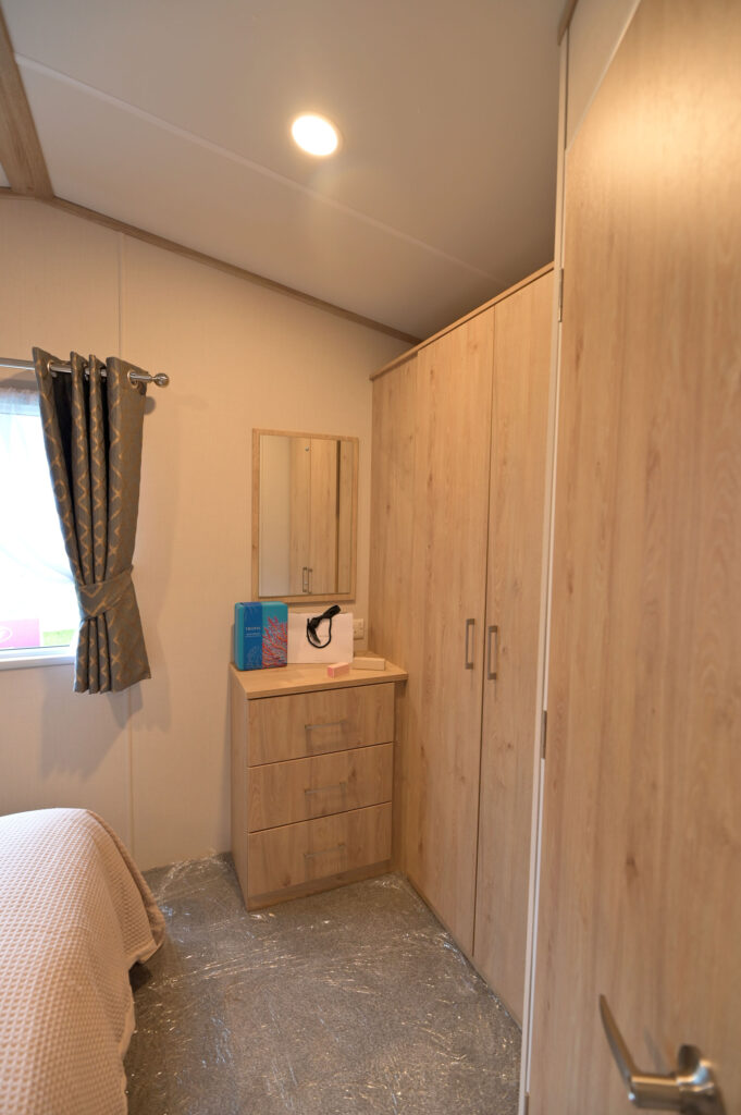 2025 Carnaby Bayview static caravan master bedroom