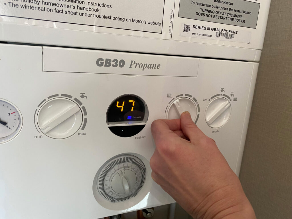 control your static caravan heating