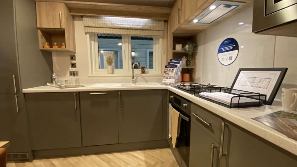 2025 Regal Autograph static caravan kitchen