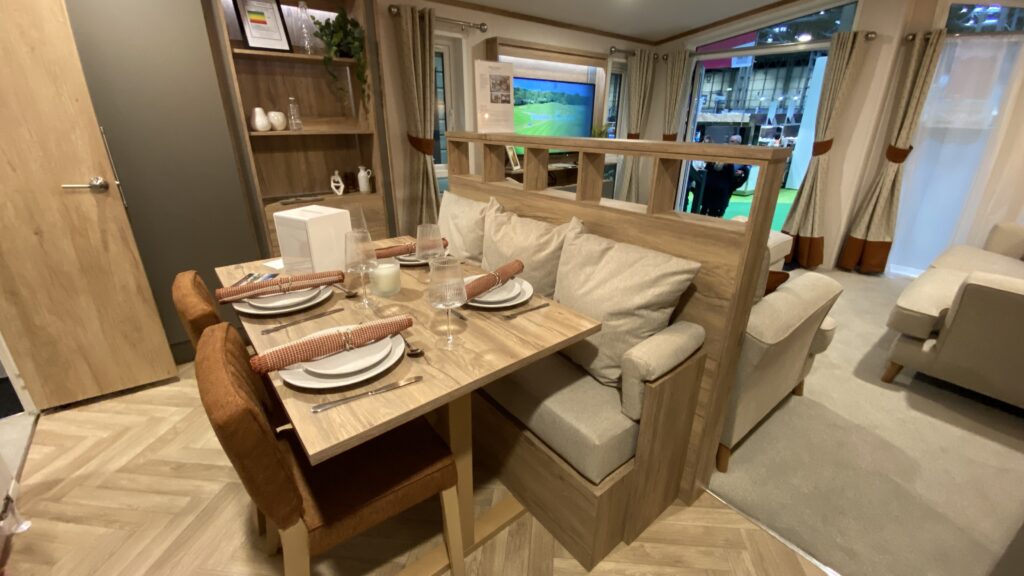 2025 Regal Autograph static caravan dining