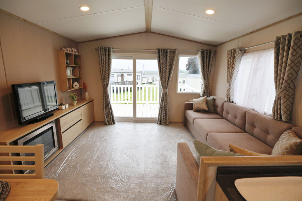 2025 Carnaby Bayview static caravan lounge