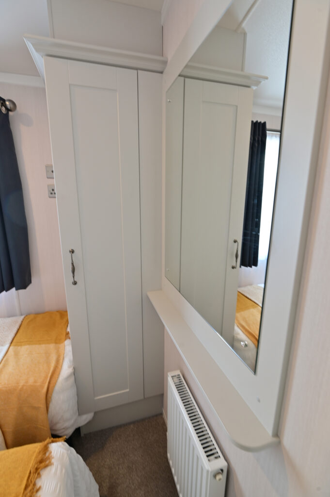 2025 Swift Margaux static caravan twin bedroom