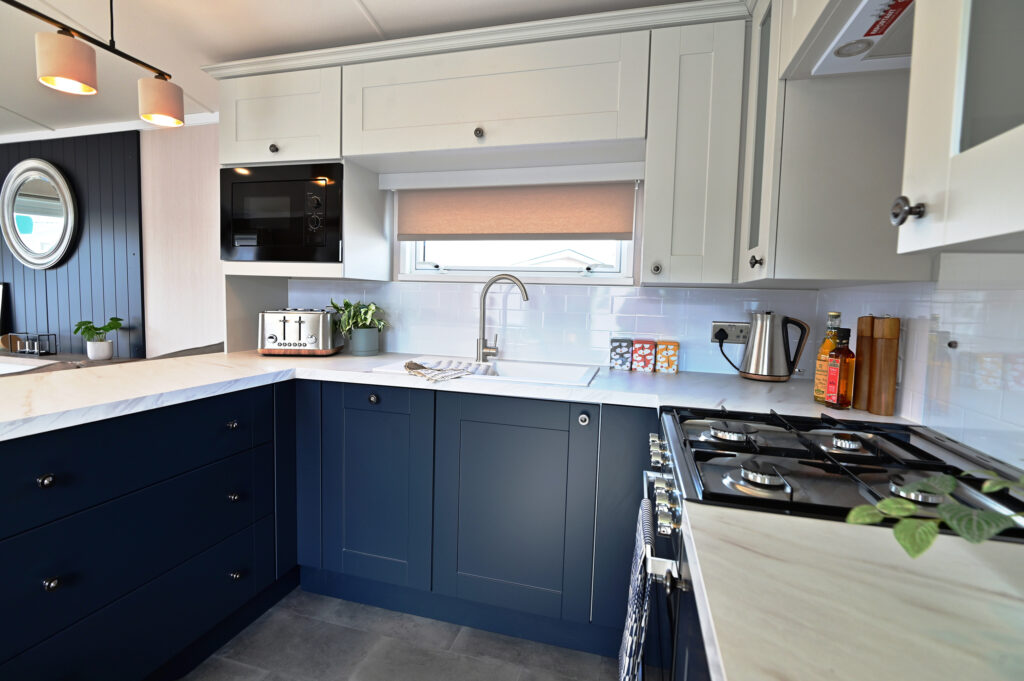 2025 Swift Margaux static caravan kitchen