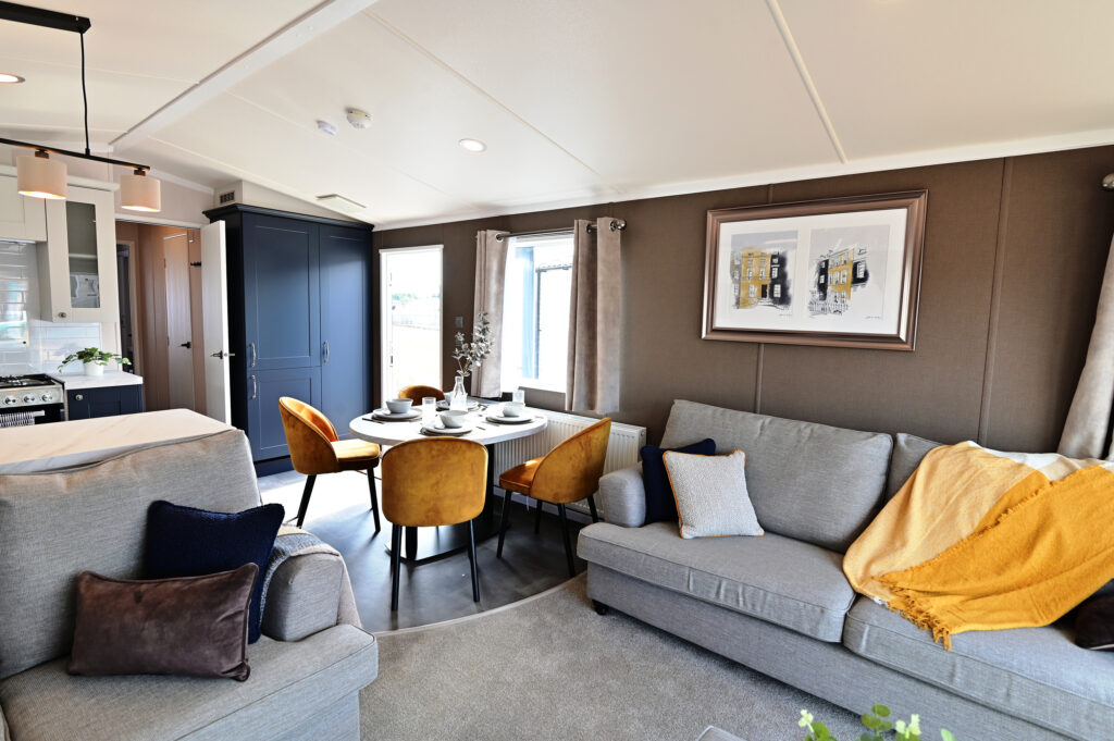 2025 Swift Margaux static caravan lounge