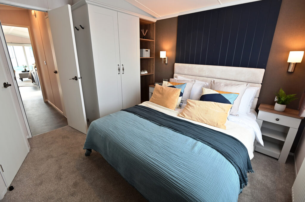 2025 Swift Margaux static caravan master bedroom