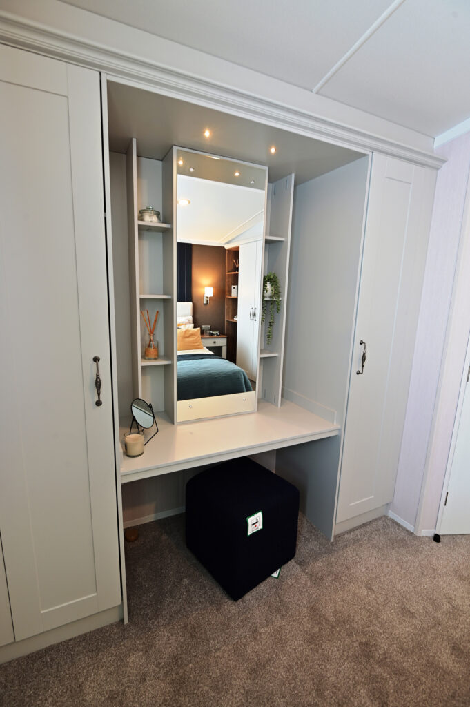 2025 Swift Margaux static caravan master bedroom