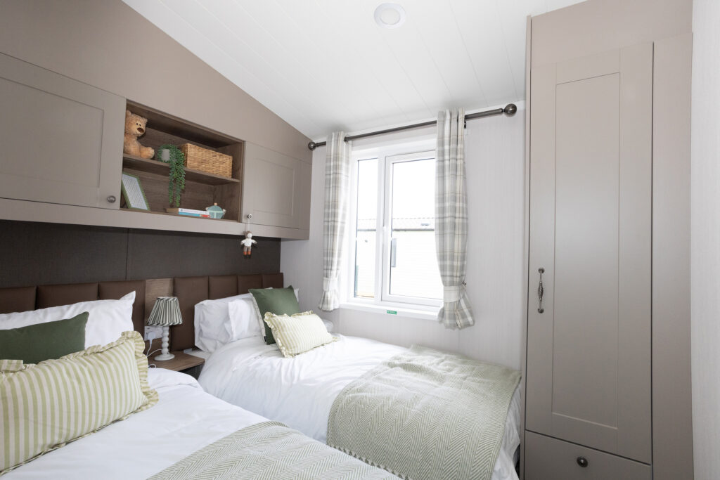 2026 Swift Morlaix holiday lodge twin bedroom
