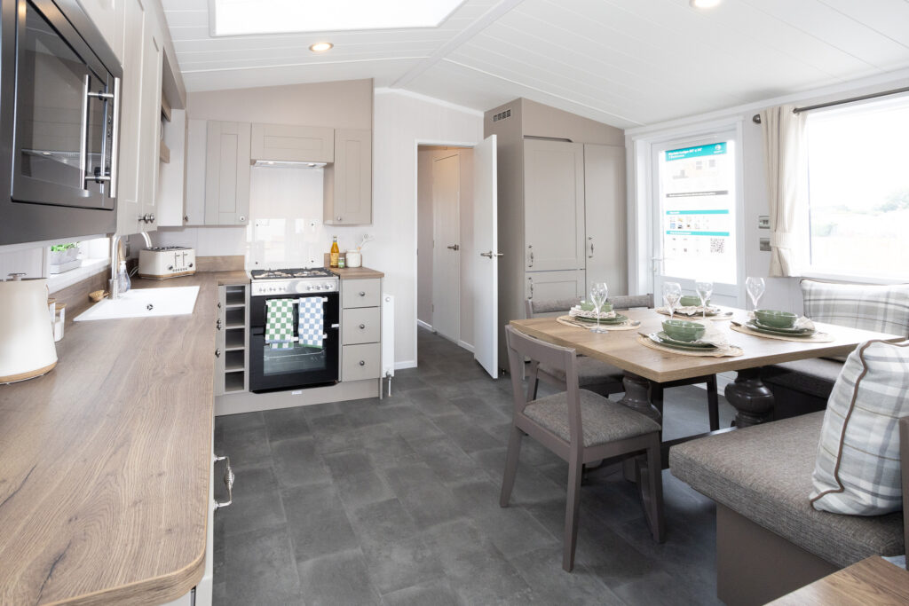 2026 Swift Morlaix holiday lodge kitchen dining