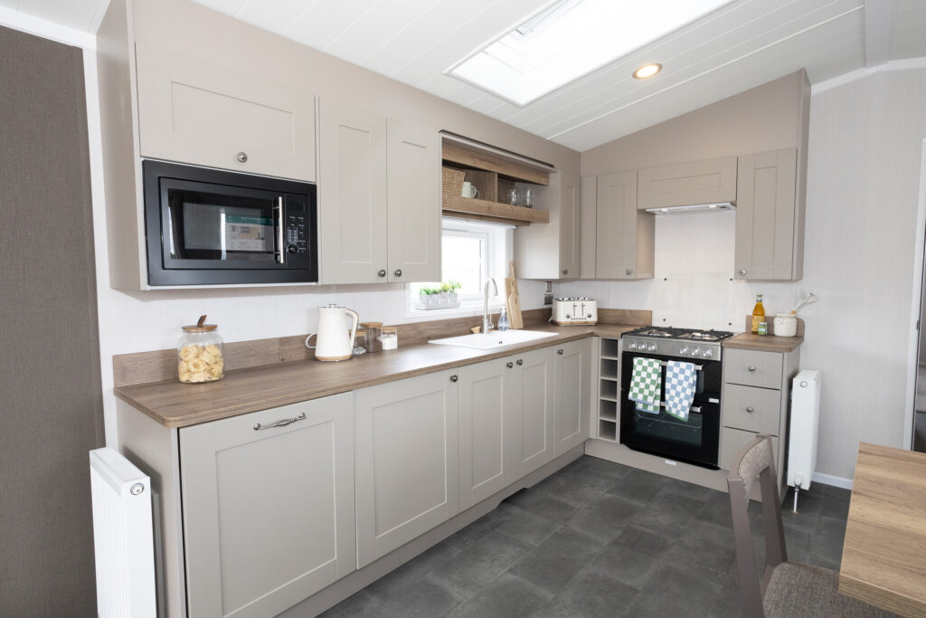 2026 Swift Morlaix holiday lodge kitchen