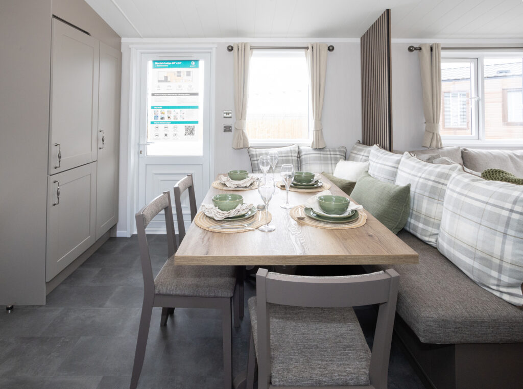 2026 Swift Morlaix holiday lodge dining table