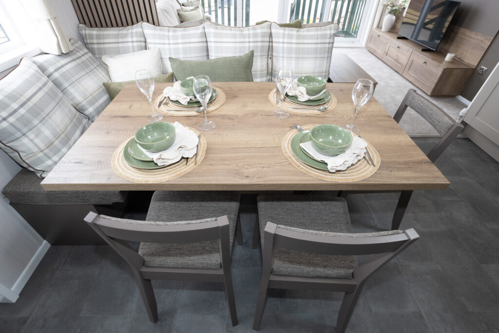 2026 Swift Morlaix holiday lodge dining table
