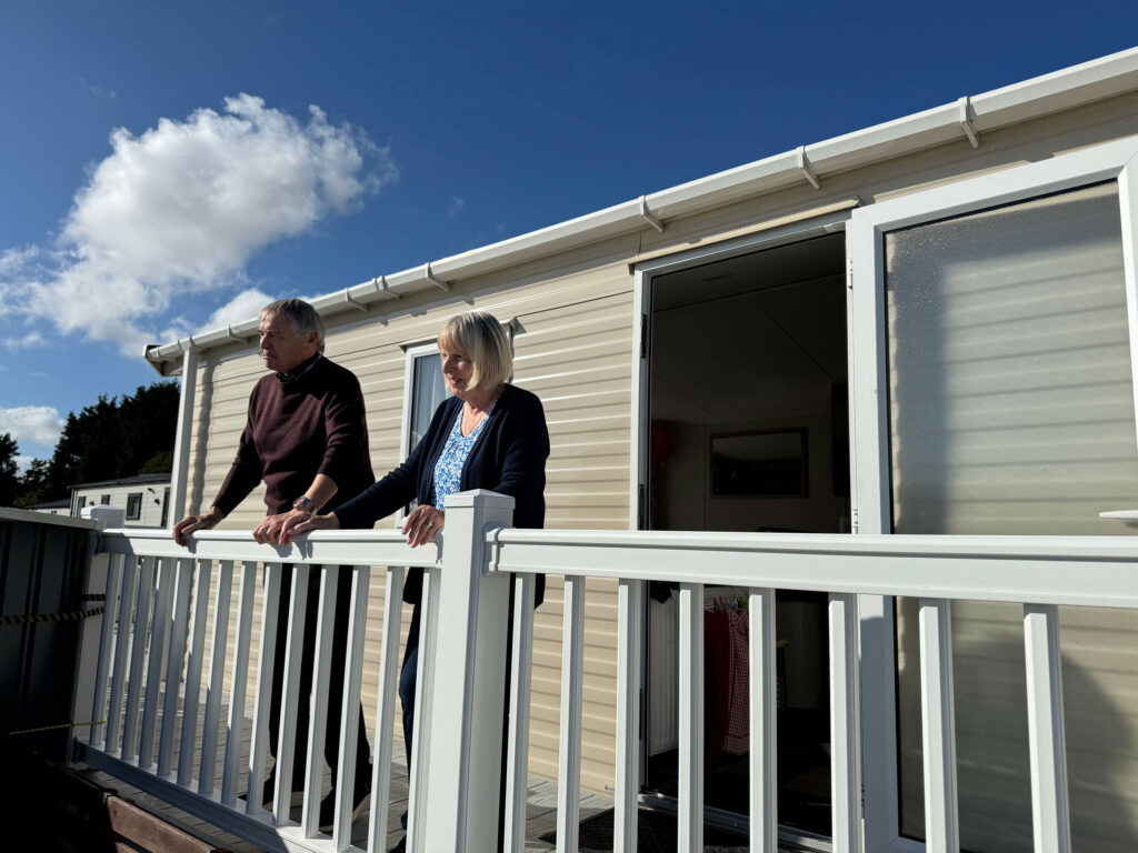 check in on caravan neighbours when preparing for bad weather