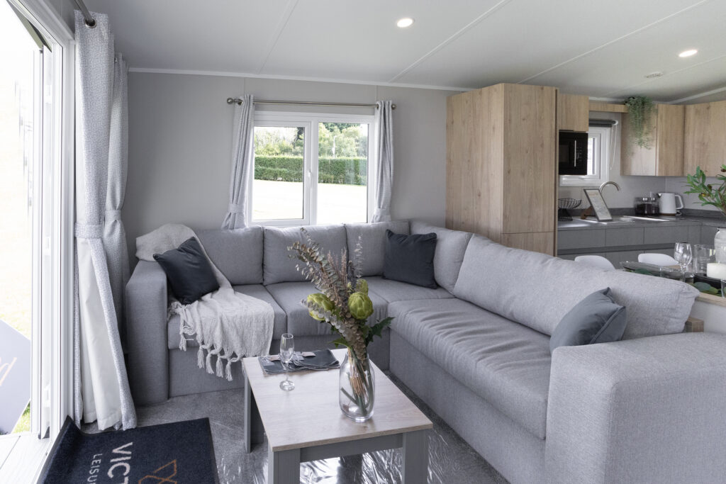 2026 Victory Silverwood static caravan lounge