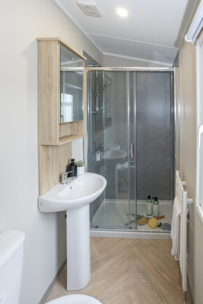 2026 Victory Silverwood static caravan shower